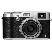 富士（FUJIFILM）X100T 數碼旁軸相機 （1630萬像素 3.0英寸屏 23mmF2定焦鏡頭 混合取景器 WiFi）銀色