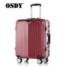 OSDY鋁框登機(jī)箱20寸拉桿箱24寸萬向輪旅行箱26/29寸 5166 紅色 29寸