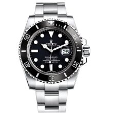 勞力士(ROLEX)手表 黑鬼潛航者系列自動機(jī)械男表黑水鬼116610LN-97200黑盤