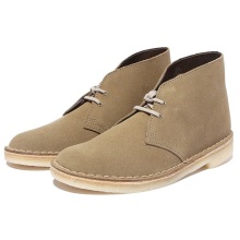 Clarks 其樂 男士Originals DESERT BOOT系列卡其綠牛皮高幫休閑鞋 26106818 Truffle Suede US8.5 M/CN42